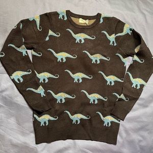 Sugarhill Brighton Lizzie Happy Herbivore Sweater Black/teal US size 4